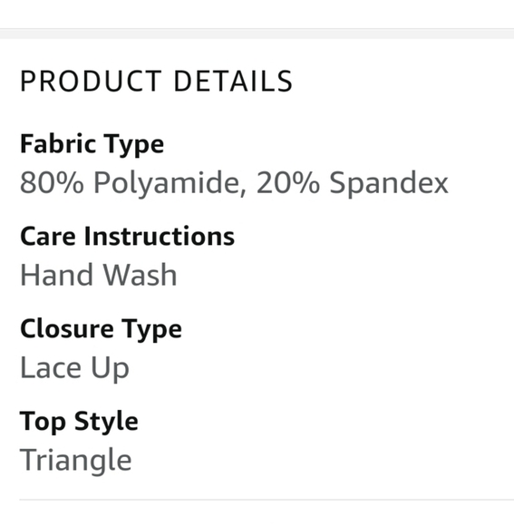 RELLECIGA White Criss Cross Triangle Bikini Top Size Small # - Picture 4 of 8